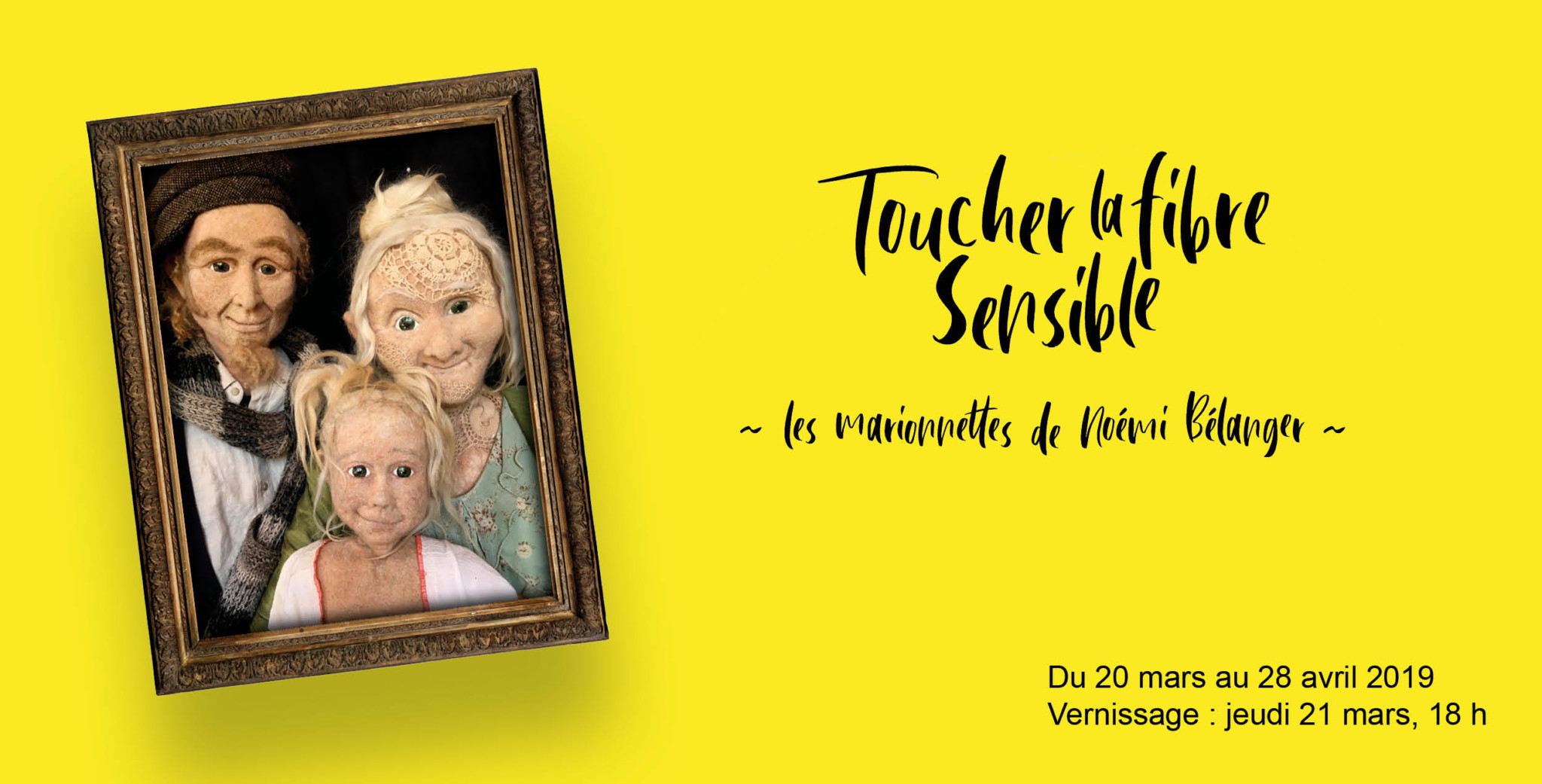 Exposition «Toucher la fibre sensible»